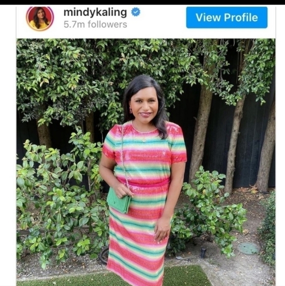 J.Crew Short-Sleeve Sequin Dress in Watermelon Stripe Size 2 - Picture 2 of 16